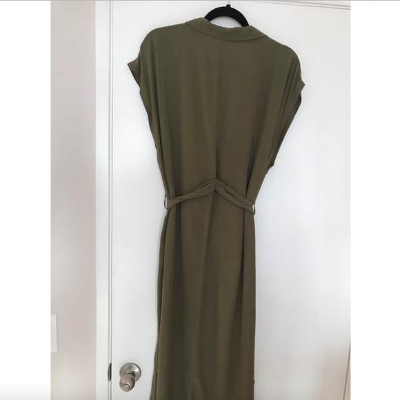 NWOT! Olive Button-Up Midi Dress by Arrays - Picture 7 of 8